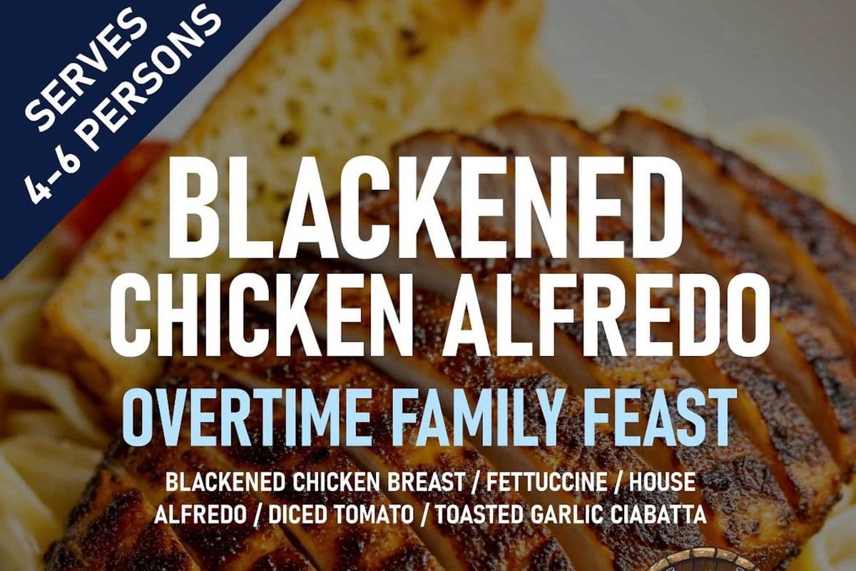 Blackened Chicken Alfredo Feast