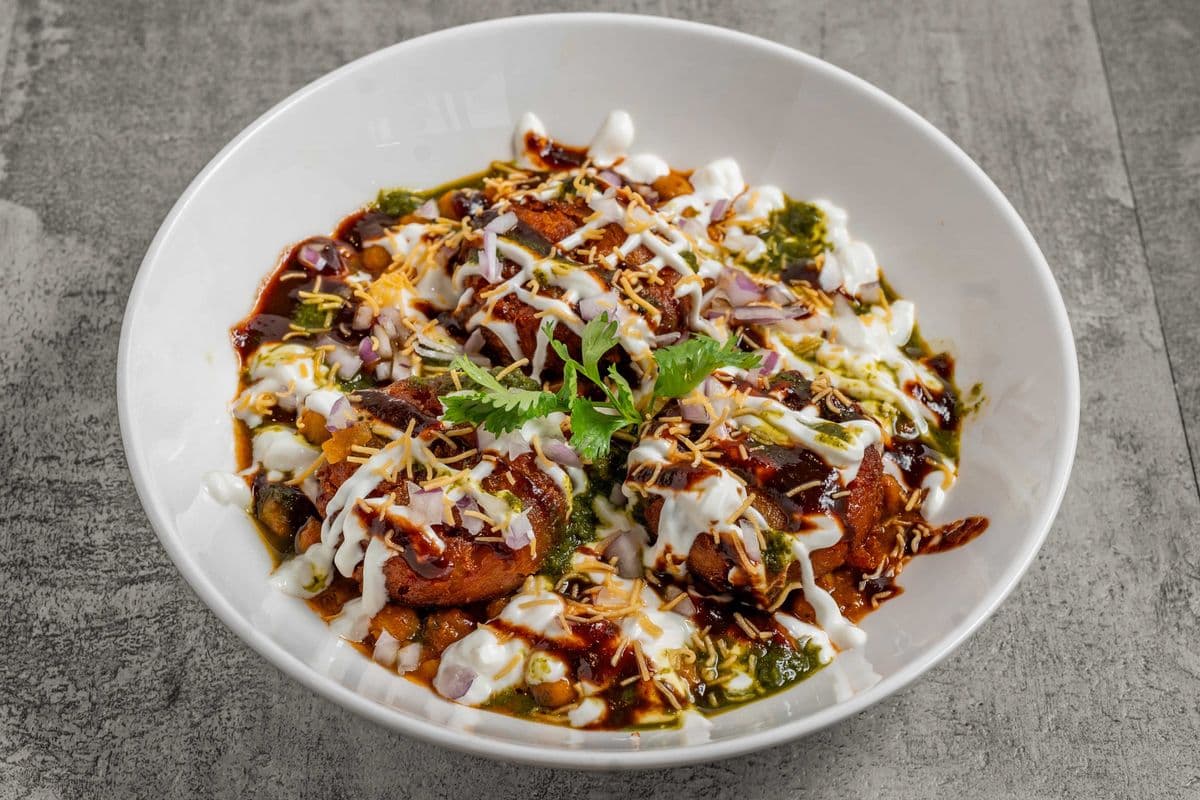 Aloo Tikki Chaat