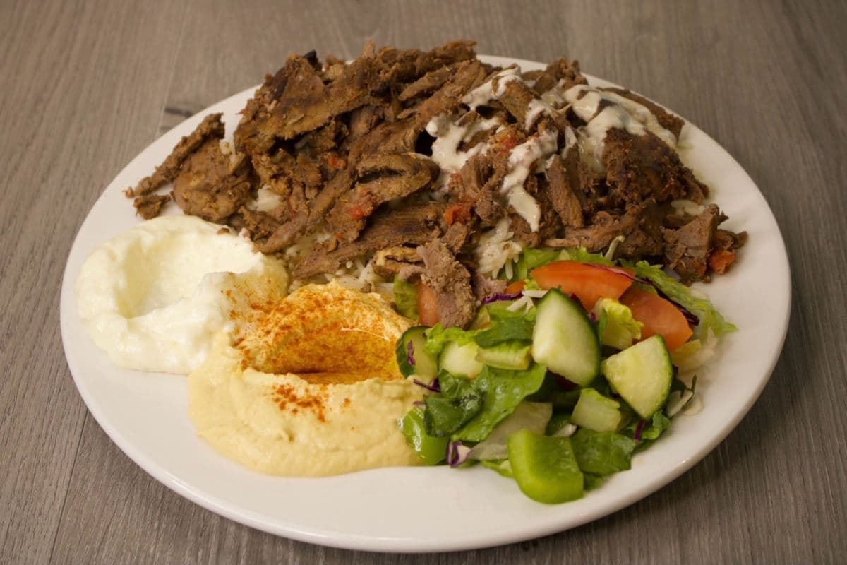 Beef Shawarma Platter