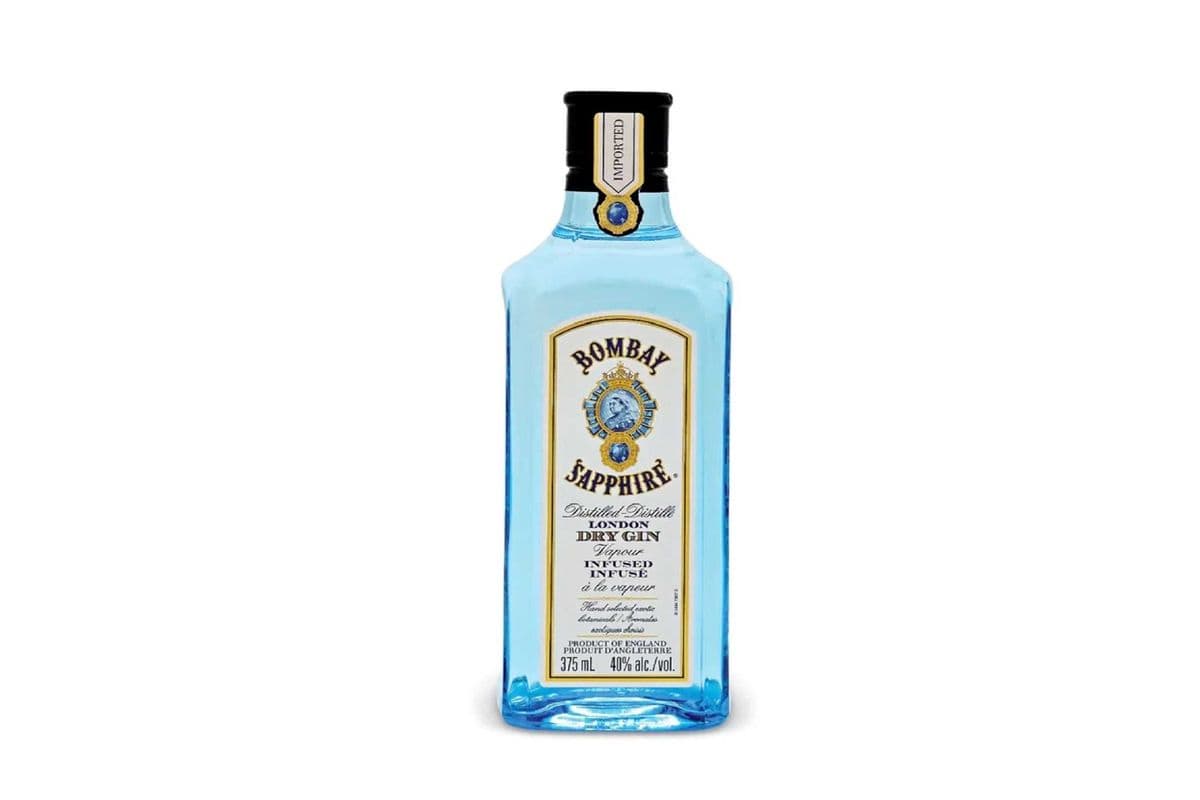 840930. BOMBAY SAPPHIRE LONDON DRY GIN (1 x 375ML)