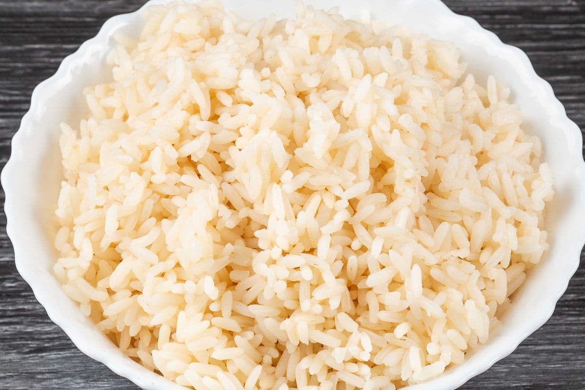 White Rice only