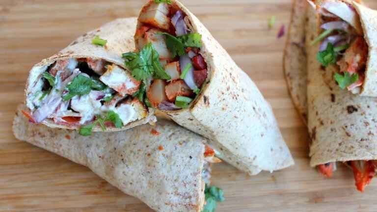 Tandoori Chicken Caesar Wrap