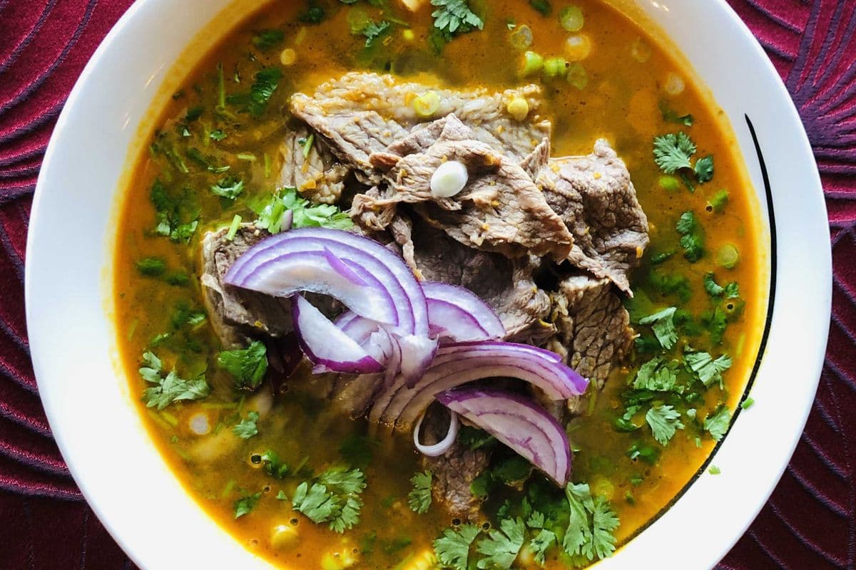 31. Satay Beef Noodle Soup (Spicy)