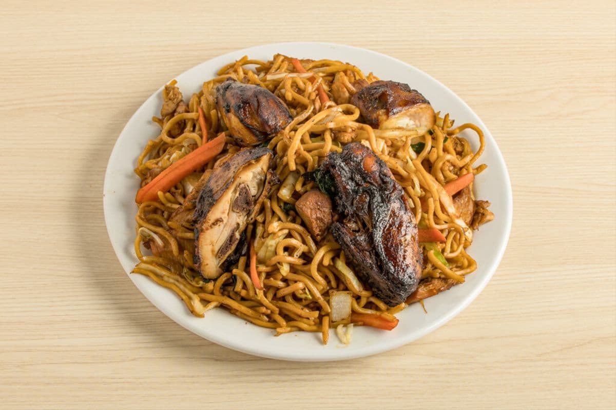 Jerk Chicken Chow Mein
