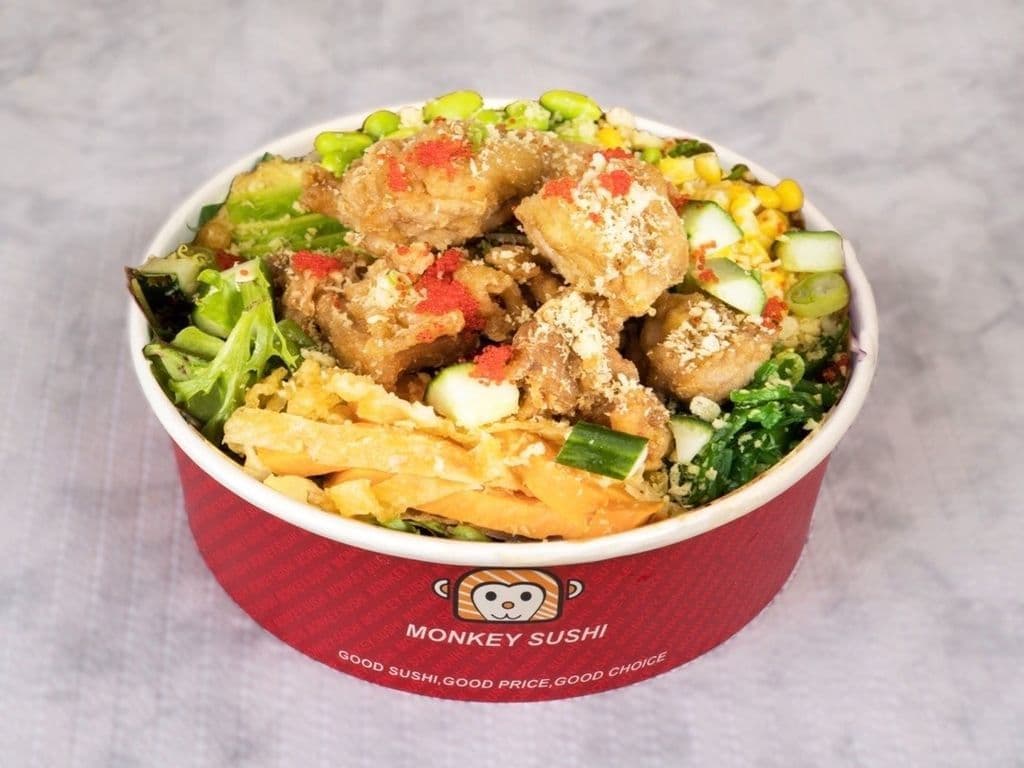CHICKEN KARAAGE POKE