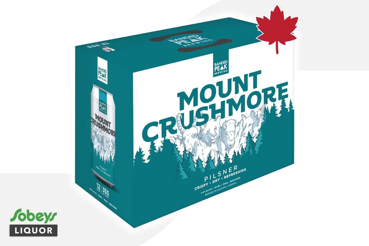 Banded Peak Mount Crushmore (12 x 355 ml)