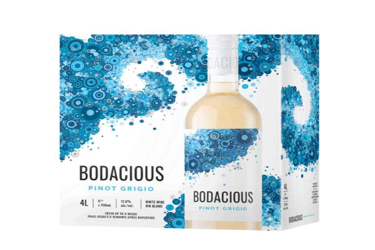 BODACIOUS PINOT GRIGIO 4 LITRE (1 x 4LITRE )