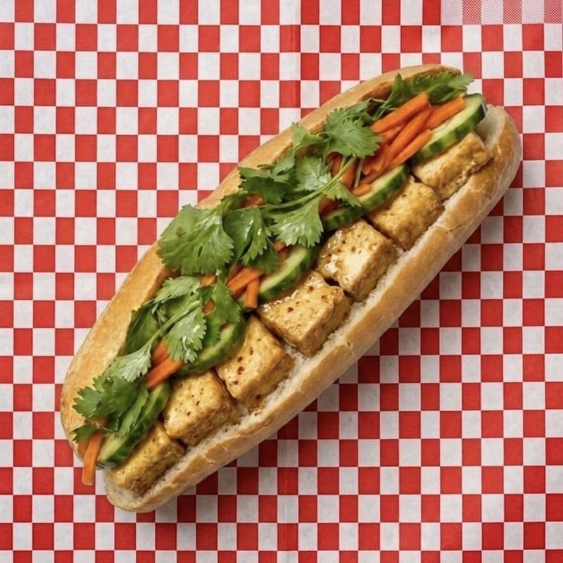 Lemongrass Tofu Banh Mi / Lemongrass Tofu Banh Mi