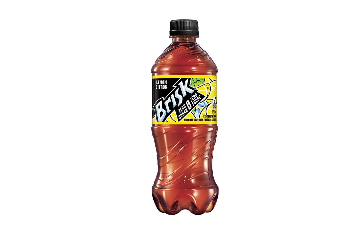 Brisk® Zero Sugar Iced Tea (Side)