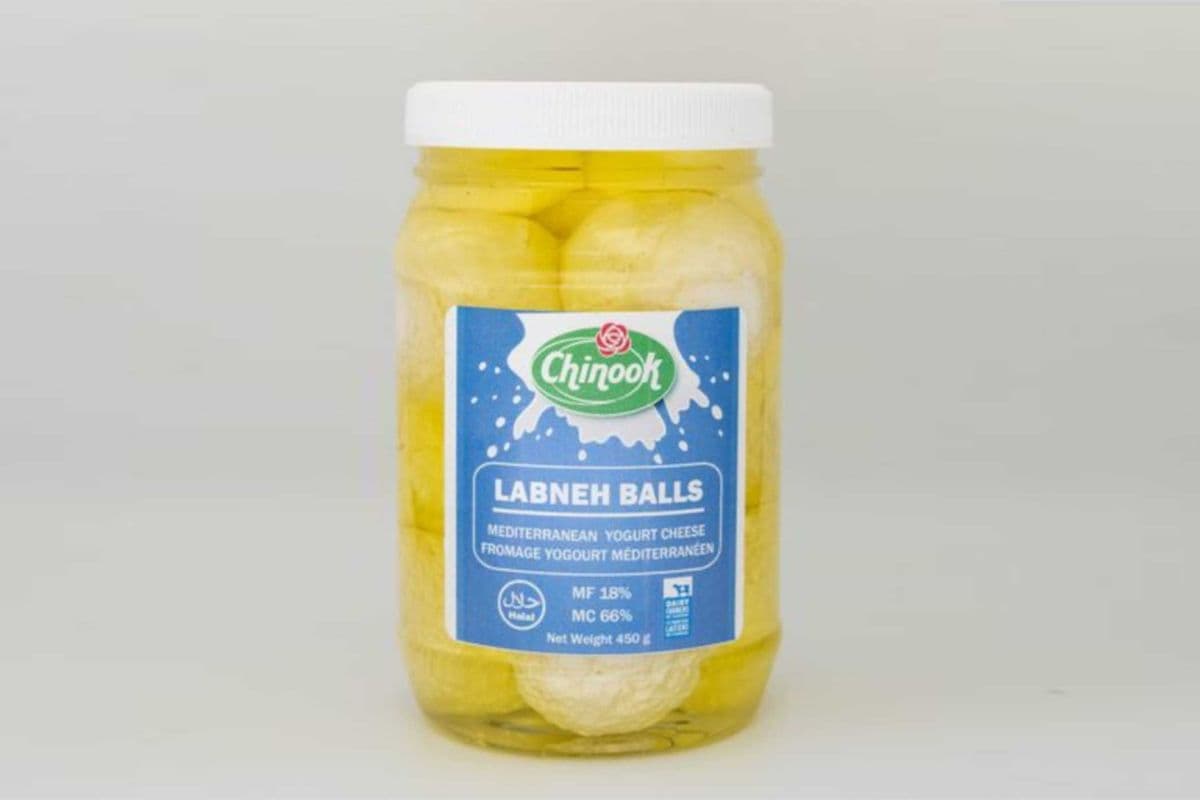Labneh Cheese Balls, Plain Flavour - Mediterranean Yogurt Cheese, 450 Grams (450g)
