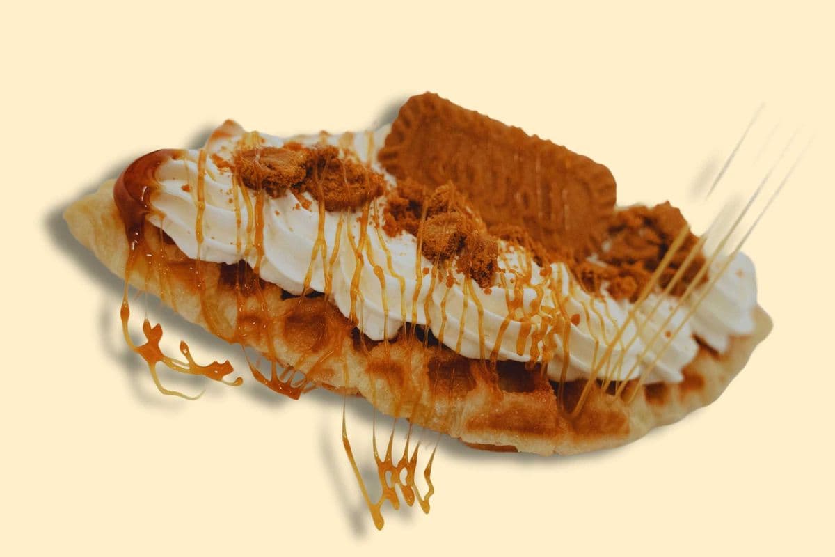 Caramel biscoff Croffle