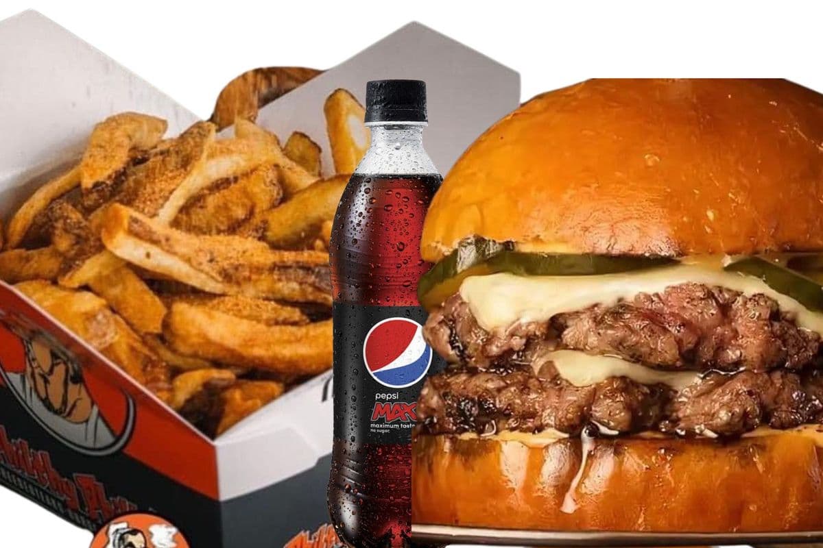 One Patty Broad Street Burger Combo With Fries