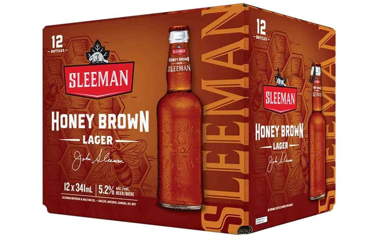 Sleeman Honey Brown 12 BOTTLES (12 x 341ML)