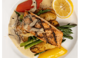 Grilled Organic Atlantic Salmon
