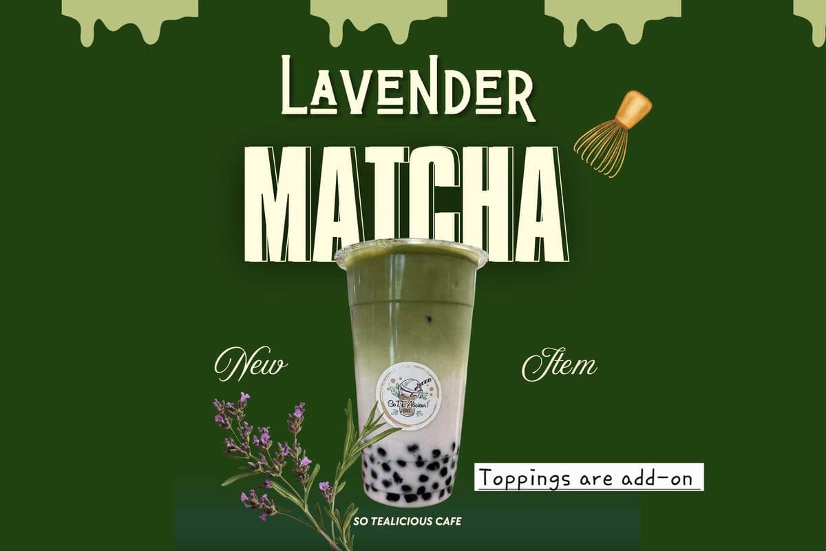 Lavender Matcha Latte (700ml)