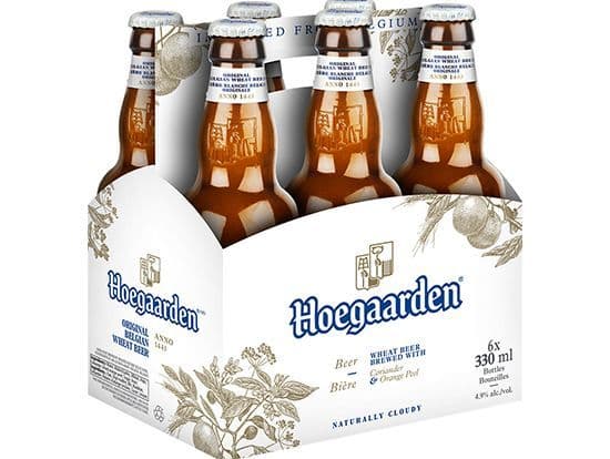 Hoegaarden 6 Pack, 330mL import (5.0% ABV)