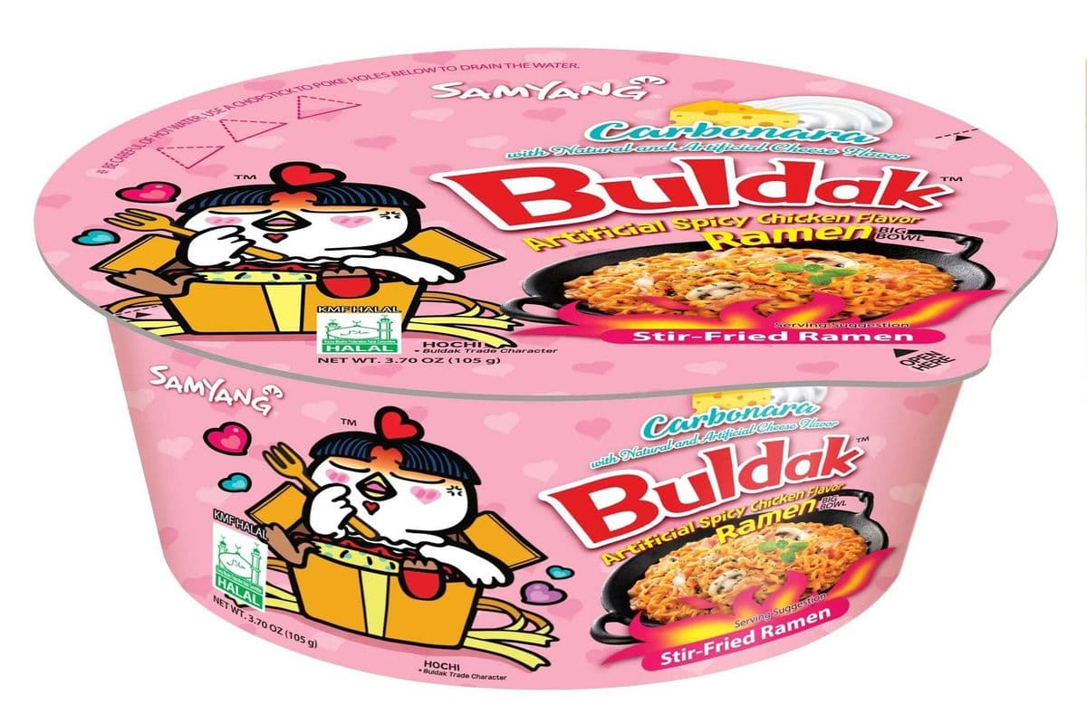 Samyang Hot Chicken Carbonara Ramen Bowl 105g (105g)