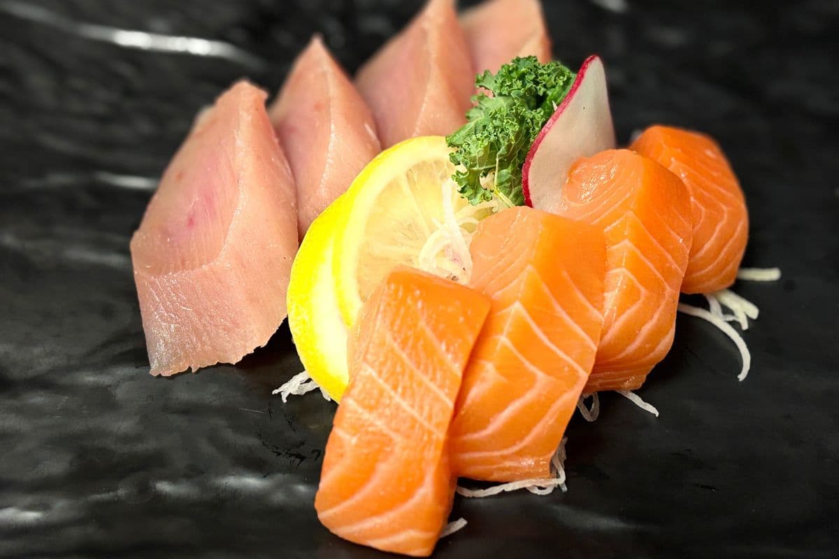 Tuna and Salmon Sashimi