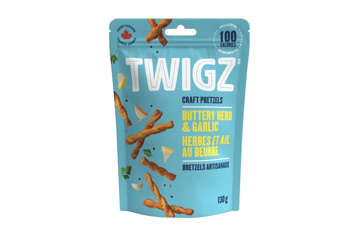 Twigz Pretzels Buttery Herb & Garlic (130g) 77838