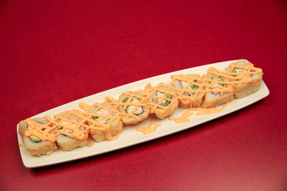 53. Crispy Spicy California Roll (8 pcs)
