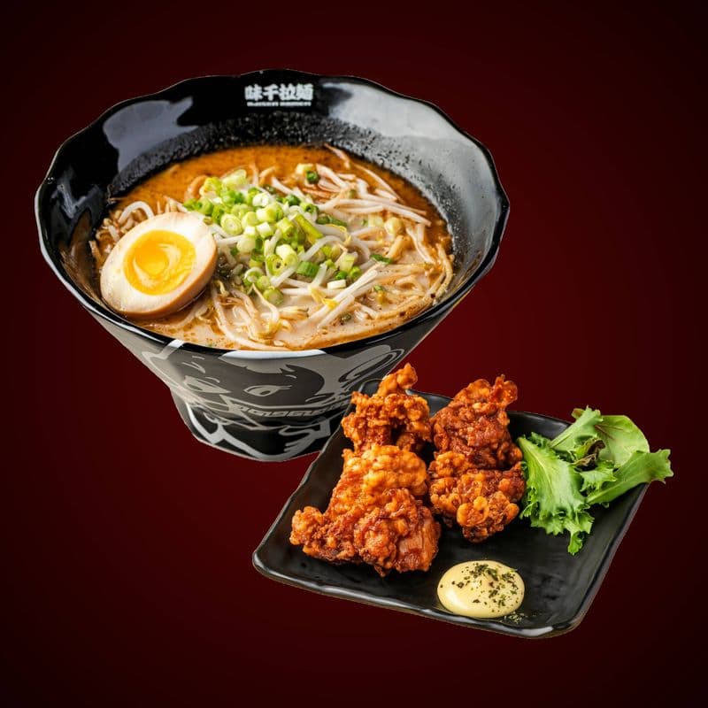 Miso Ramen + Karaage