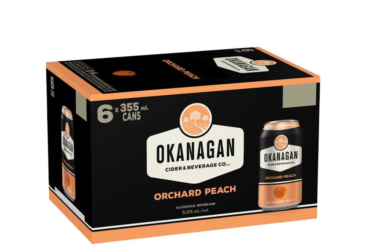 Okanagan Cider Orchard Peach (6 x 355 ml Cans)