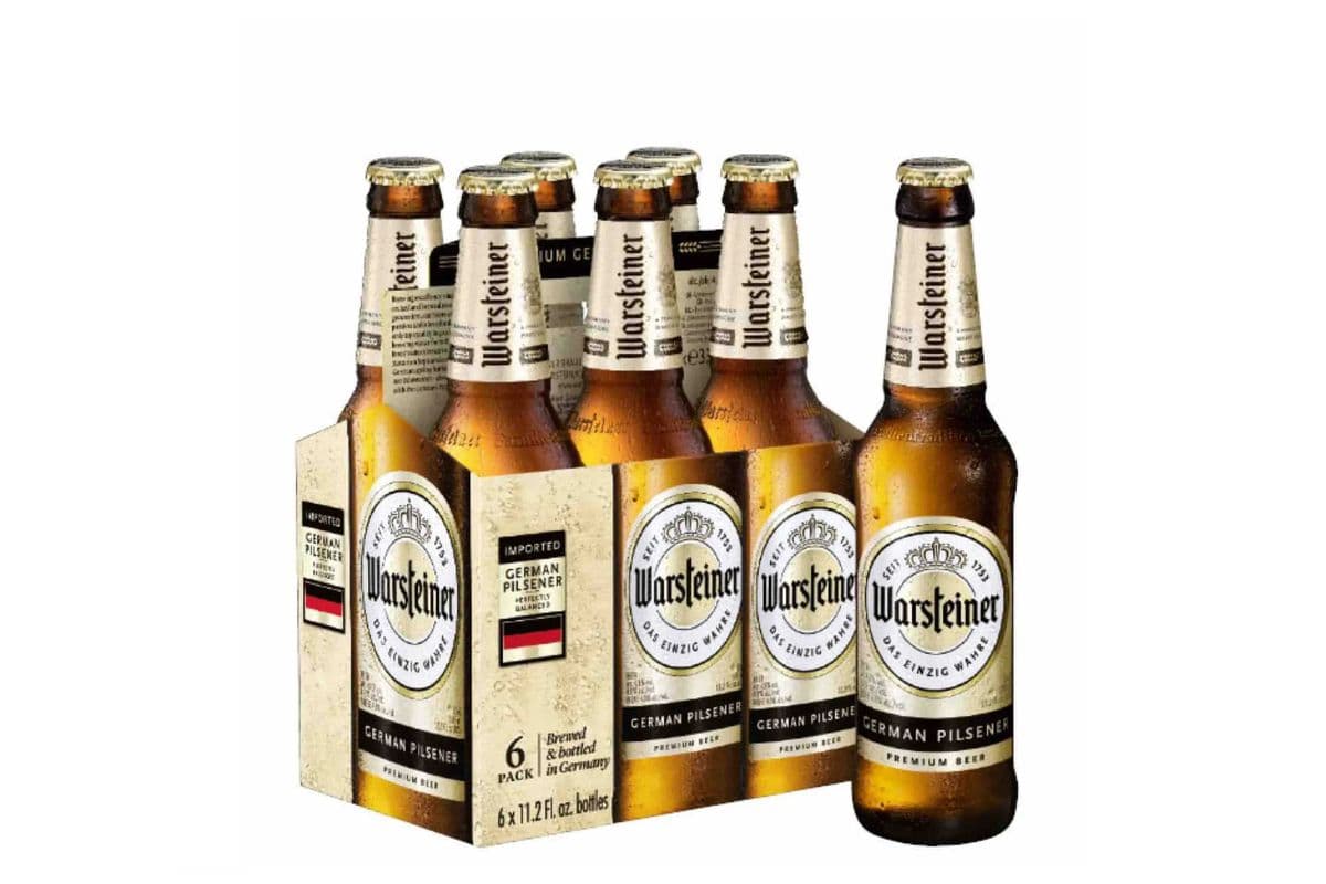 Warsteiner Pilsner 6 Pack Bottles (6 x 6x330ML)