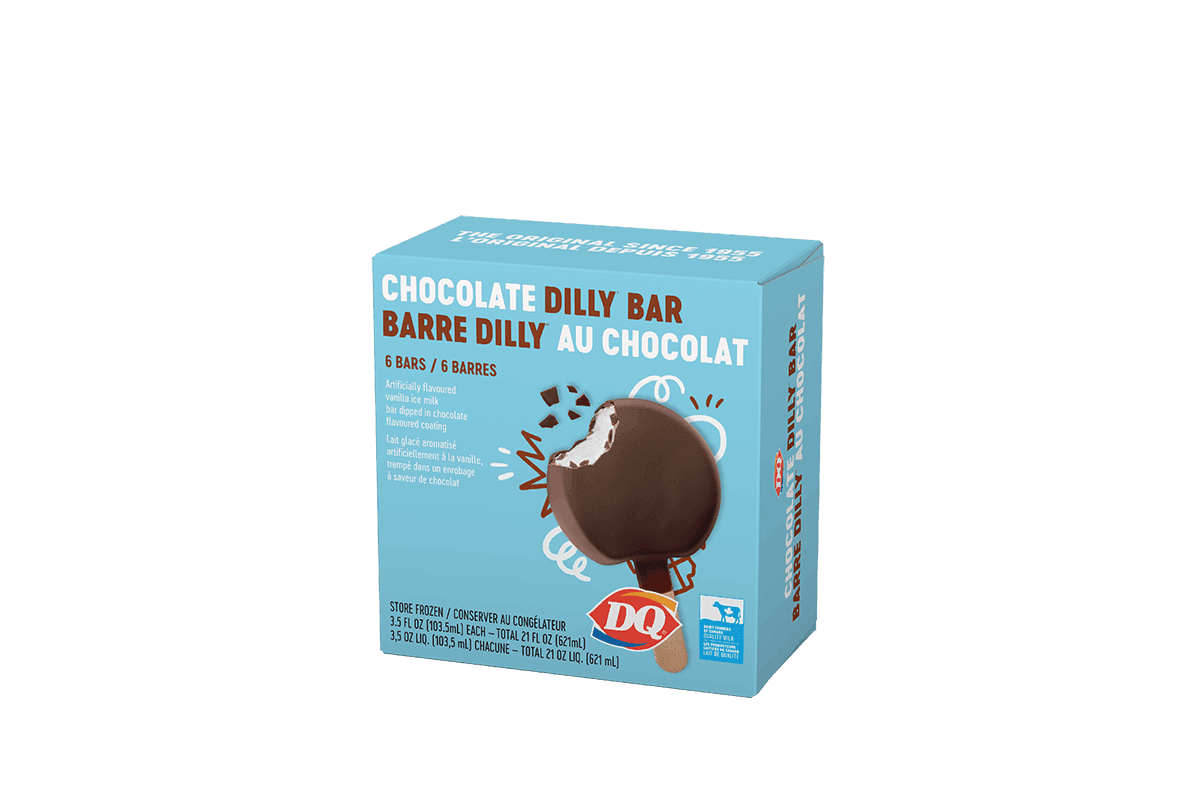 6 pack Chocolate DILLY® Bar
