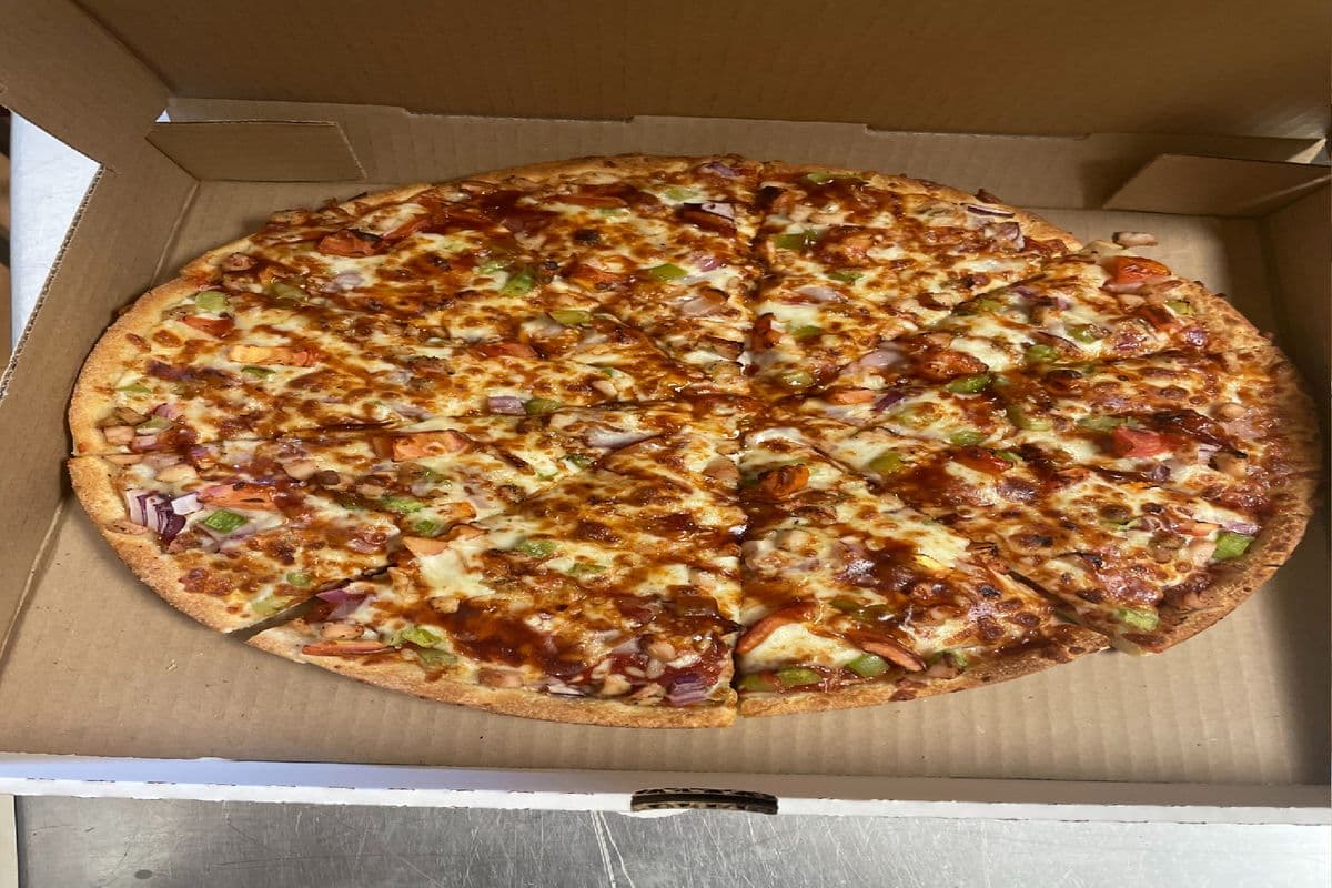 Large BBQ Chicken Bonanza Specialty Pizza