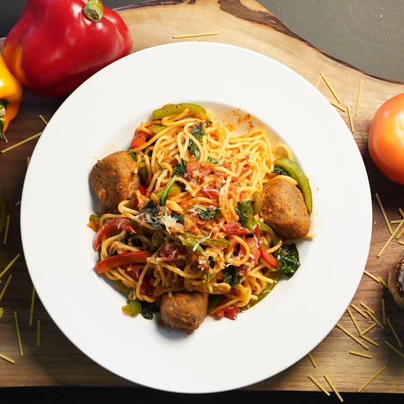 Spaghetti and Meatballs