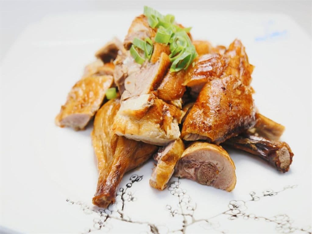 15.Stir-Fried BBQ Duck (half) Non Halal