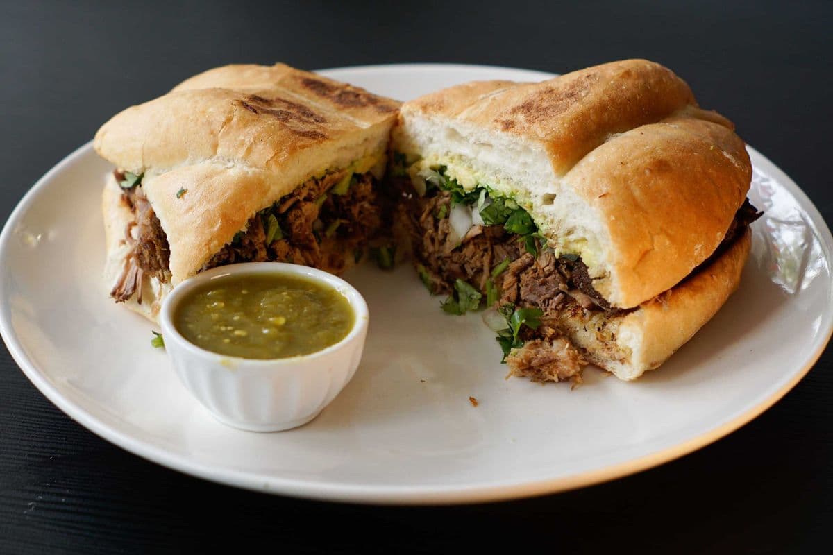 Torta Birria (Shredded Beef)