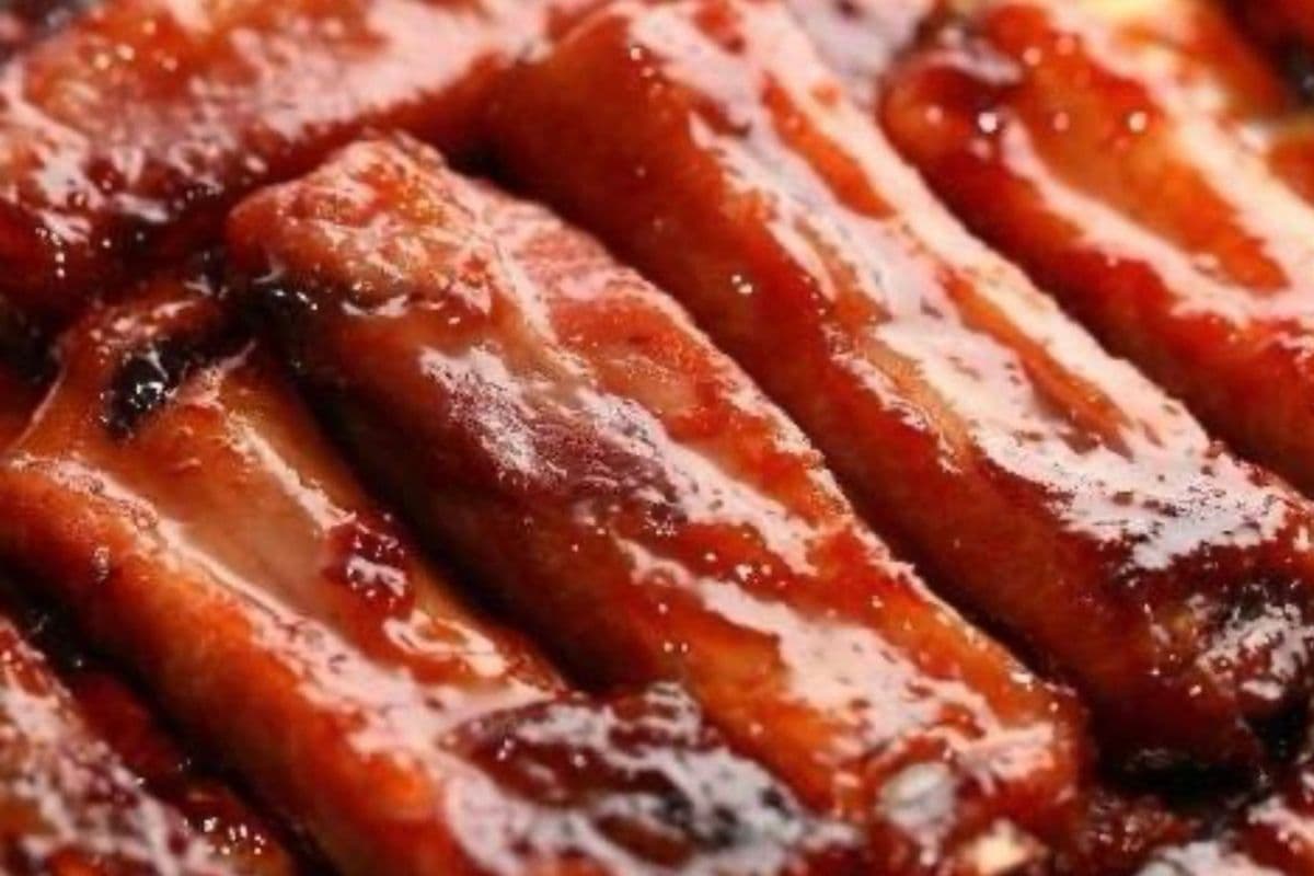 蜜汁燒排骨 Honey Pork Ribs (1lb)
