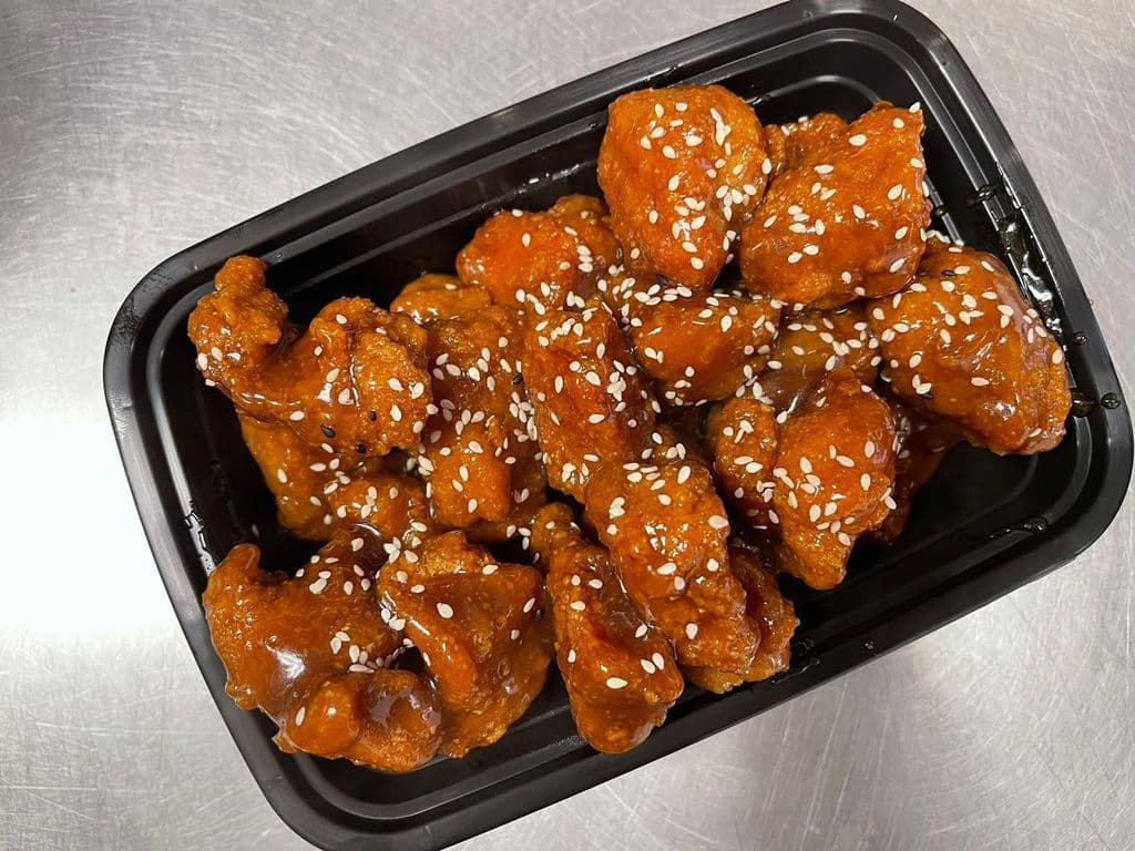 33. Breaded Pork with Honey Garlic Sauce