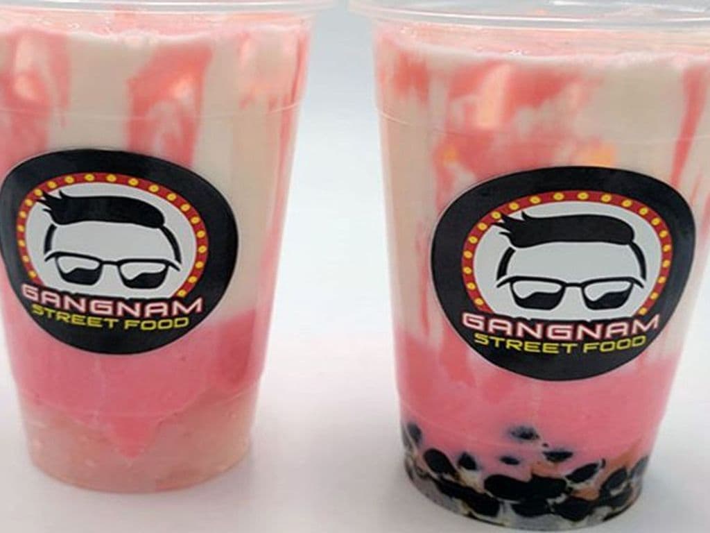 Strawberry Bubbletea 