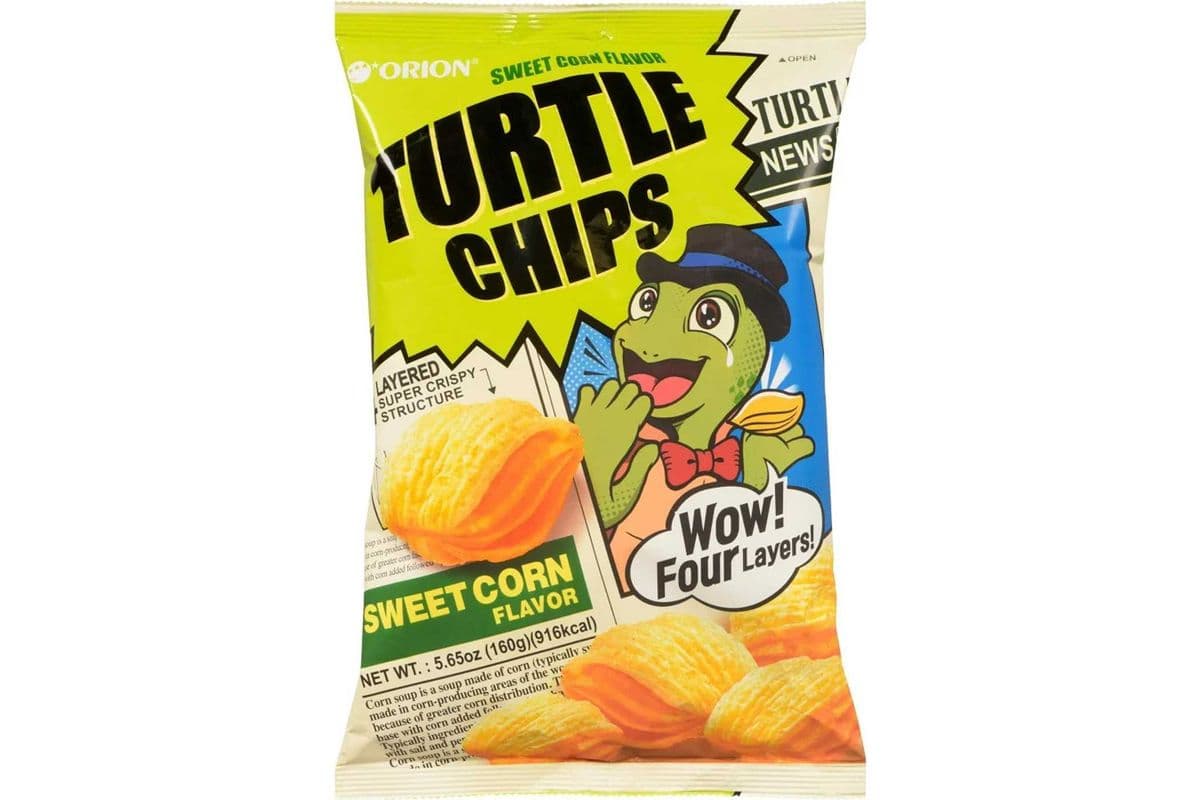 Orion Turtle Sweet Corn Chips, 160g (160g)
