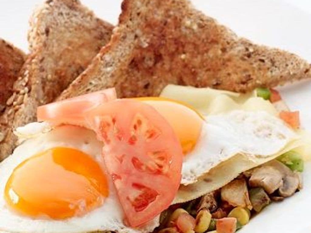 Mushroom Hash-n-Eggs - D