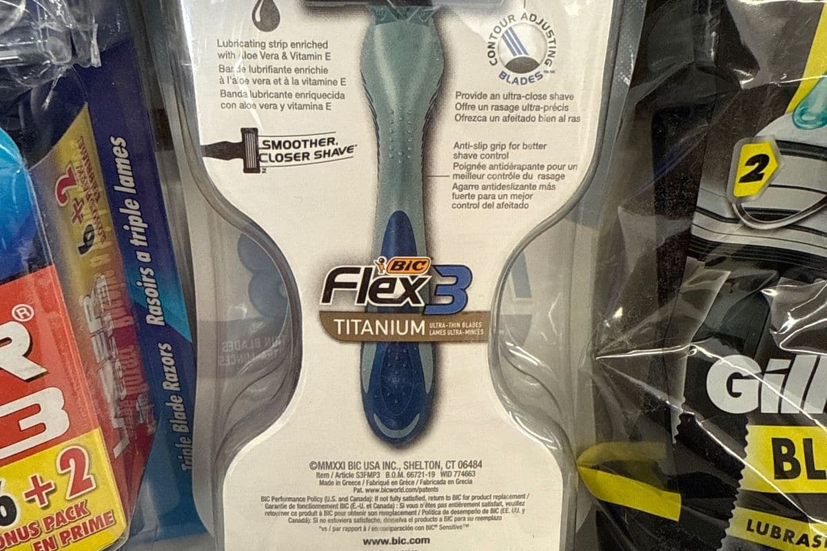 Bic razor FLEX 3. Titanium