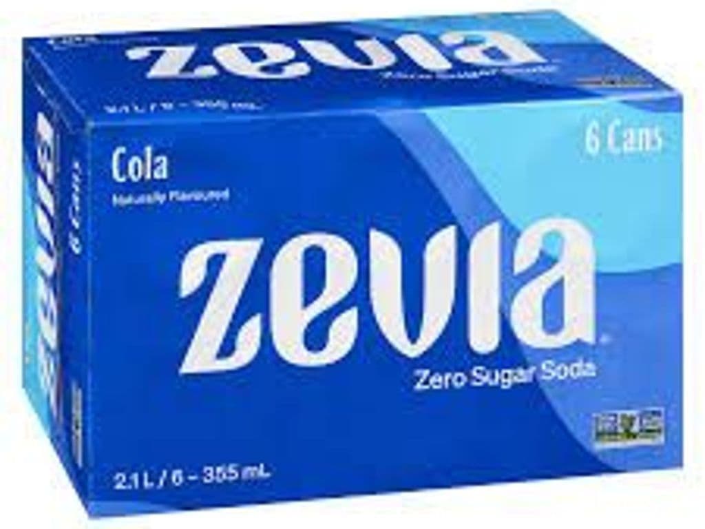 ZEVIA SODA COLA ZERO SUGAR 6X355ML