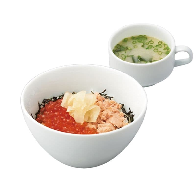 Ikura (Salmon Roe) & Salmon Donburi