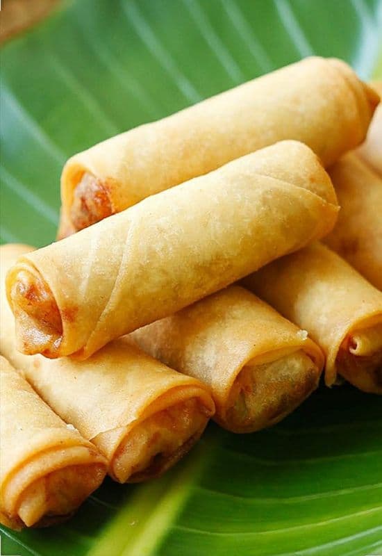 11. Vegetable Spring Roll (5 pcs) (360 Cal)