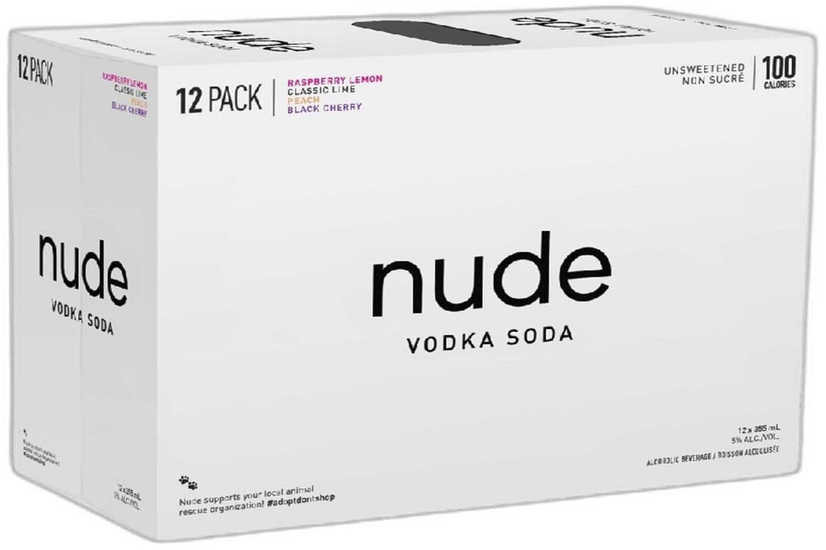 Nude Vodka Soda Mixer 12 x355ml (12 x 355ml)