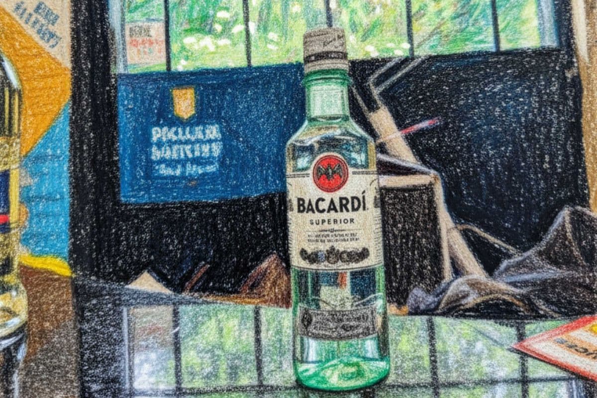 Bacardi White Peta 750ml (1 x 750ml)