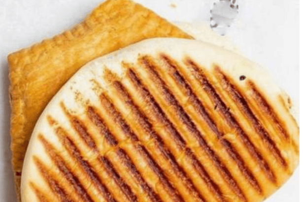 Chicken Patty & Coco Bread Sandwich