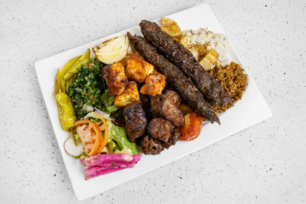 12. Station Plate (3 Skewers)