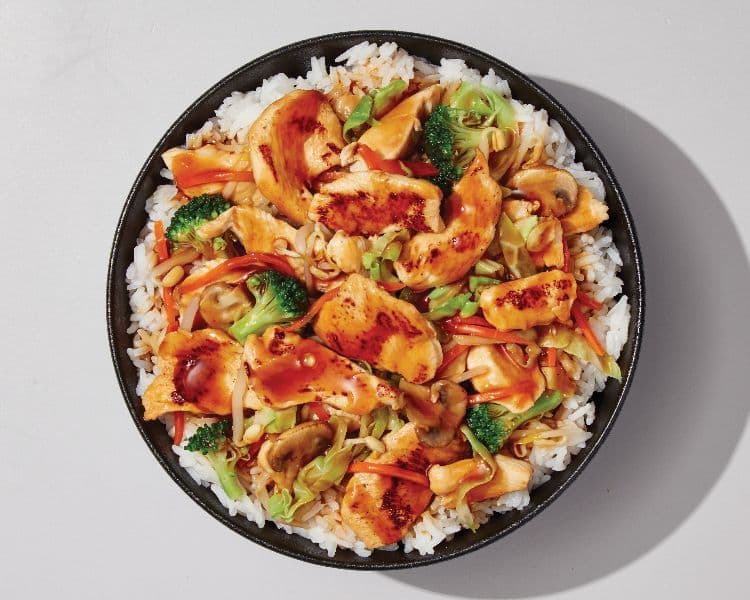 Chicken Teppanyaki with Rice