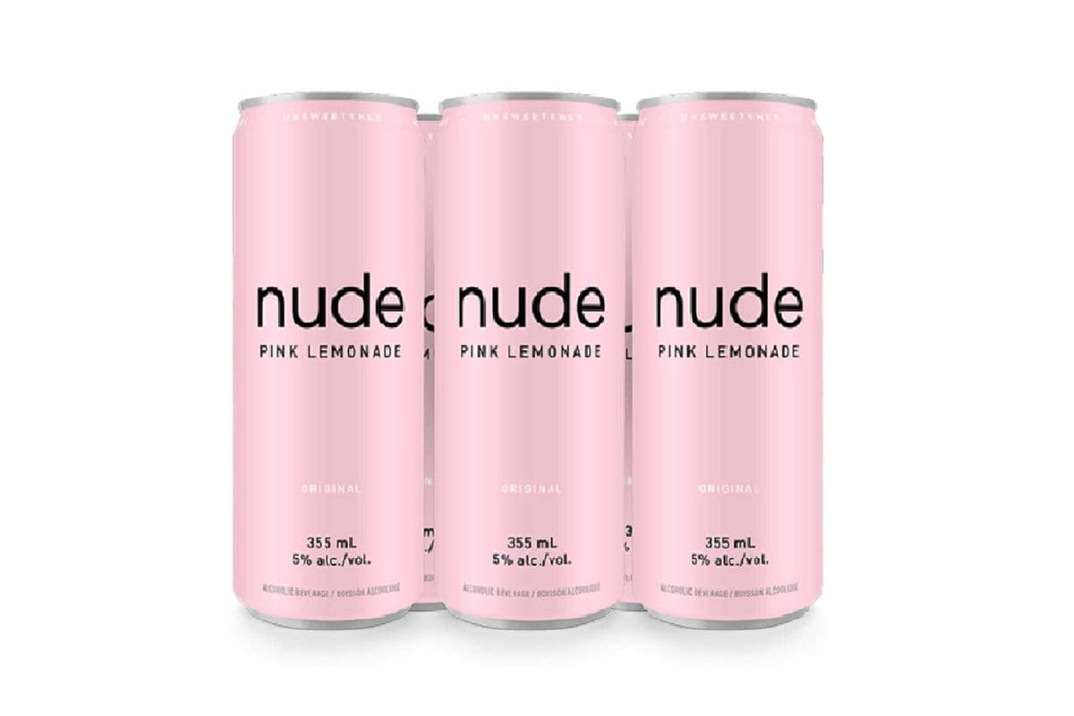 Nude Pink Lemonade (6 Pack Cans) (6 x 355 ml)
