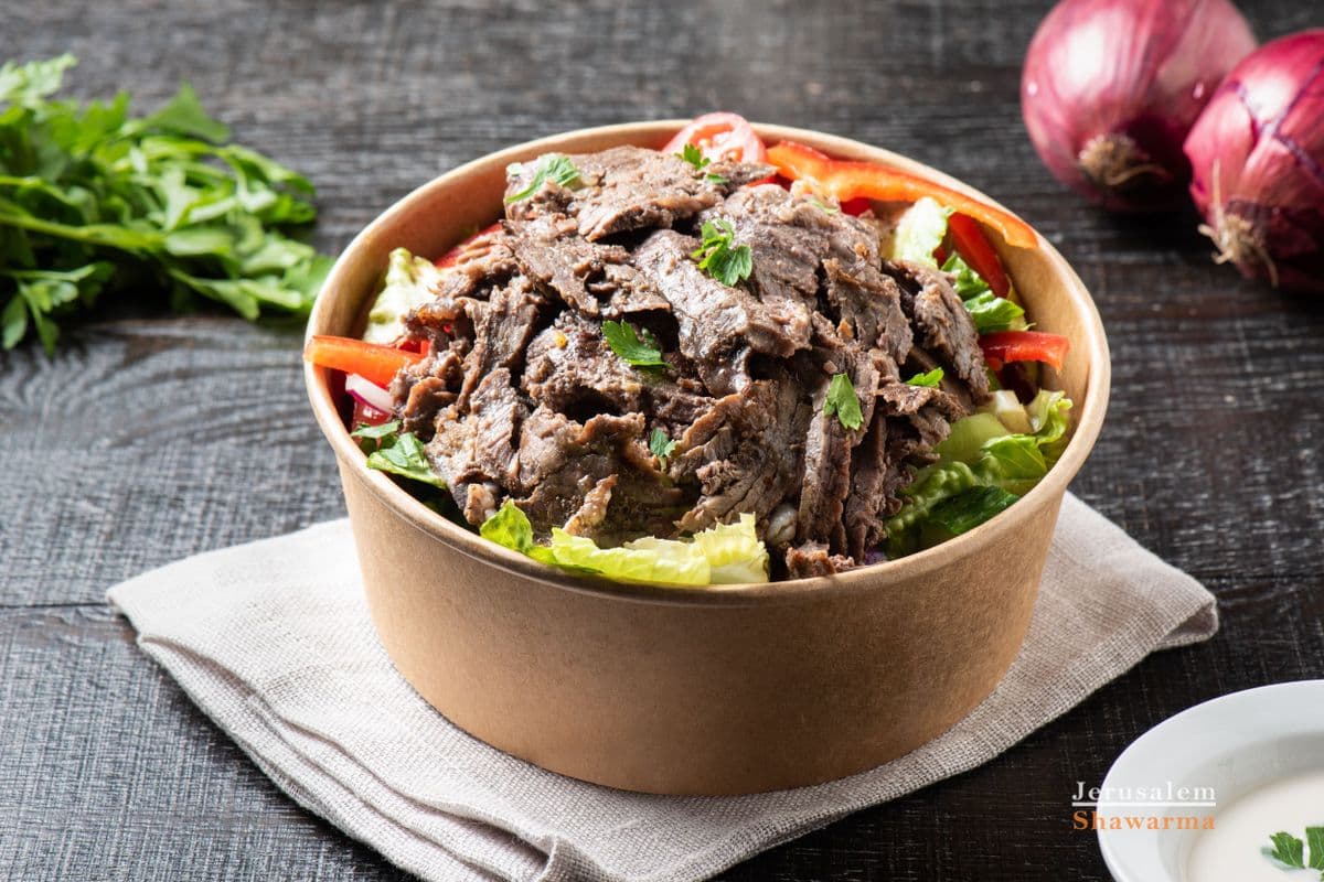 Beef Shawarma Salad