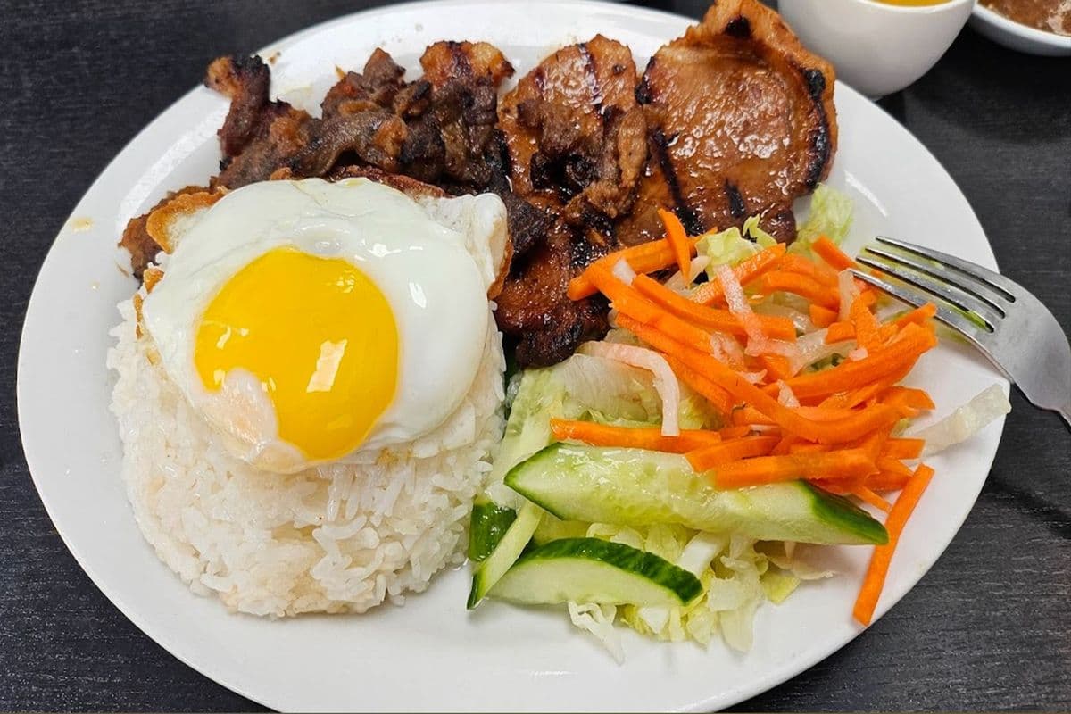 C11. Grilled Pork Chop and Beef