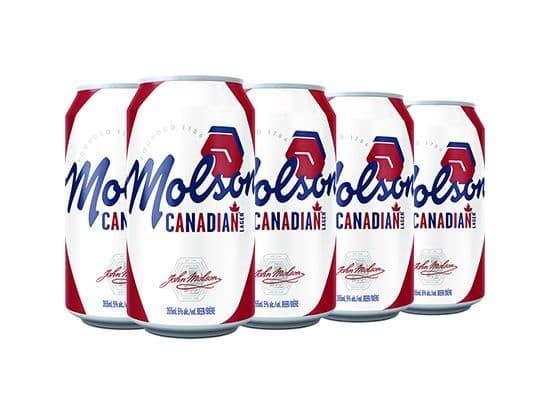 Molson Canadian 8can, 355mL domestic (5.0% ABV)